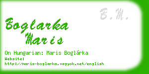 boglarka maris business card
